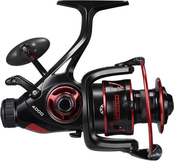 KastKing Sharky Baitfeeder III Spinning Reel 10+1 Shielded Stainless Steel BB - Carbon Fiber Drag for Live Liner Bait Fishing Action - Image 2