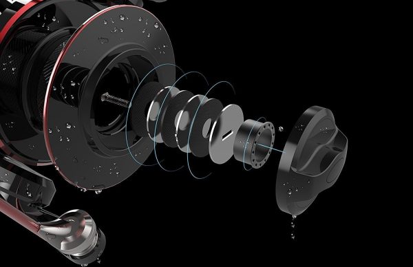 KastKing Sharky Baitfeeder III Spinning Reel 10+1 Shielded Stainless Steel BB - Carbon Fiber Drag for Live Liner Bait Fishing Action - Image 10