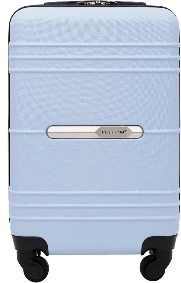 Travelers Club Richmond Spinner Luggage, Blue, Carry-On 20-Inch