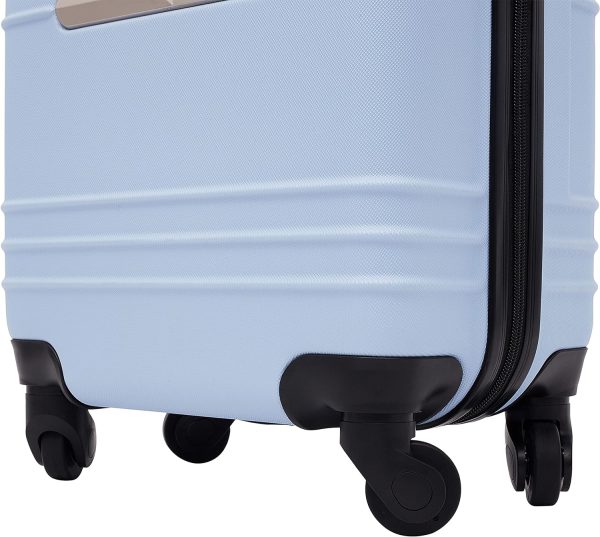 Travelers Club Richmond Spinner Luggage, Blue, Carry-On 20-Inch - Image 6