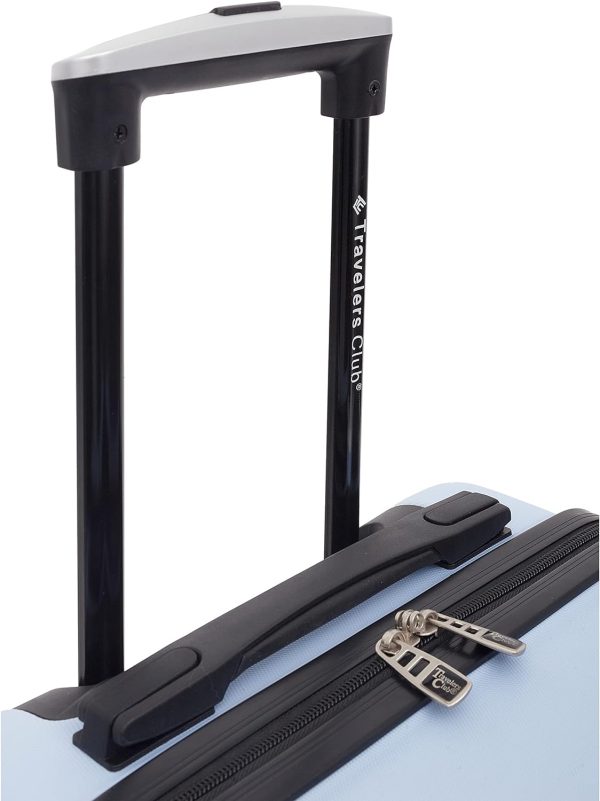 Travelers Club Richmond Spinner Luggage, Blue, Carry-On 20-Inch - Image 7