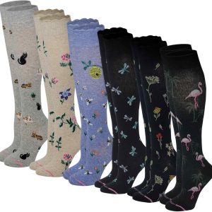 Women's Compression Socks Therapeutic Graduated (Pack of 6 Pairs)